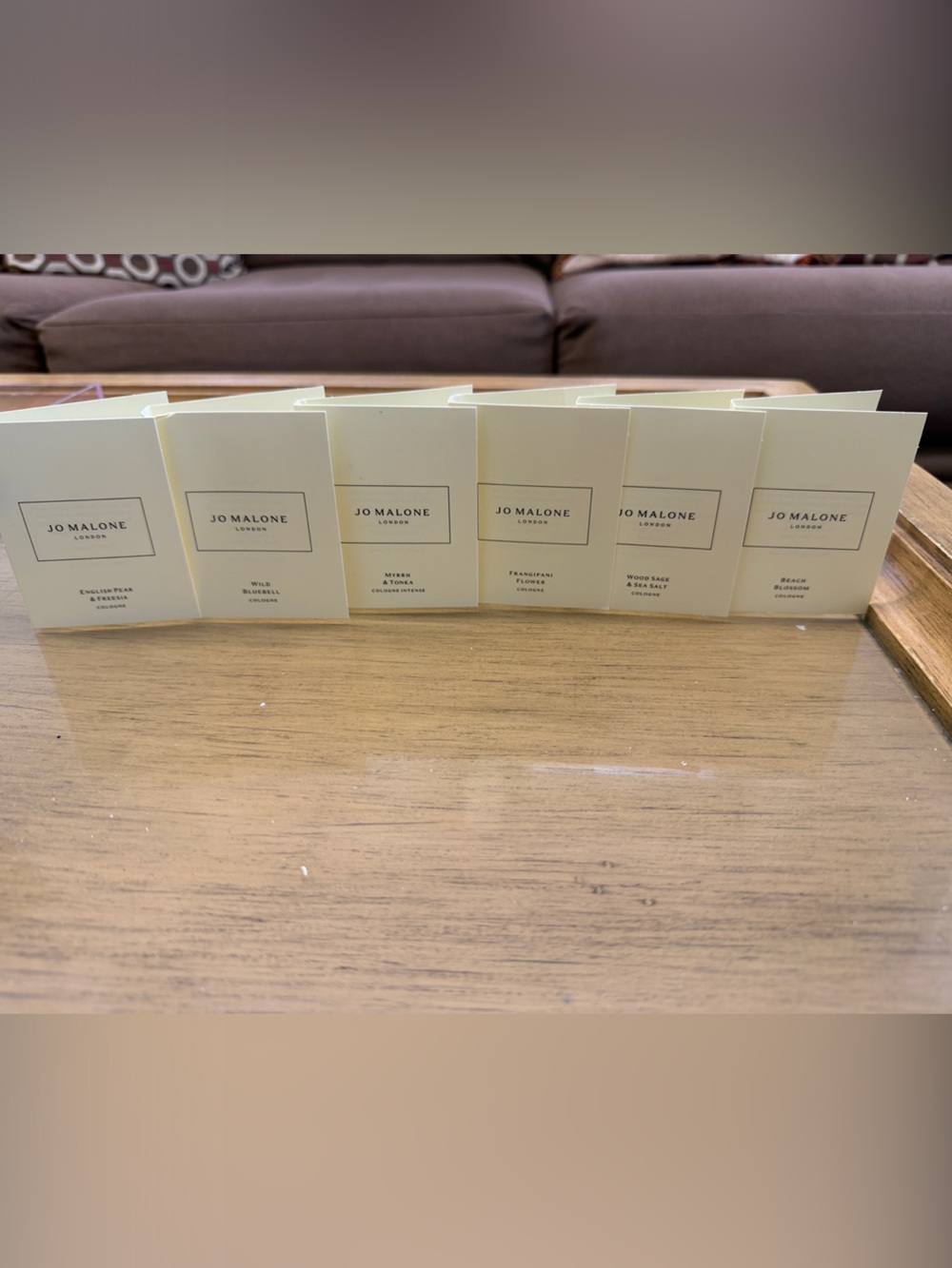 6 Jo Malone samples